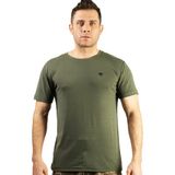 Wolftrap Tactical FUR Erkek Haki Basic Tişört - Kısa Kollu Bisiklet Yaka Regular Fit - XL
