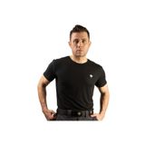 Wolftrap Tactical Fur Erkek Siyah Basic Tişört - Kısa Kollu Bisiklet Yaka Regular Fit