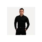 Wolftrap Tactical Siyah Uzun Kollu Taktik Polo Yaka Tişört, 2 Cepli Uzun Kollu T-Shirt