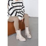 Wolk Shoes Masha Kadın Su Geçirmez Lastik Bot - Bej