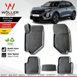 Wöller 3D Havuzlu Paspas Peugeot 2008 2019 2026 Arası Uyumlu Kauçuk Malzemeden Siyah Renk