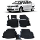 Wöller 3D Havuzlu Paspas Siyah 2011 2014 Arası Volkswagen Passat B7 Esnek Termo Kauçuk