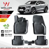 Wöller Audi Q3 Paspas 2021 Sonrası 3D Havuzlu Wöller Paspas - Siyah