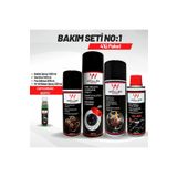 Wöller Bakım Seti No1 Fren Balata Spreyi Sıvı Gres Pas Sökücü W40 Koruyucu Yağlayıcı Sprey Set