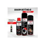 wöller Bakım Seti No5 Fren Balata Spreyi Sıvı Gres W40 Koruyucu Yağlayıcı Sprey Set