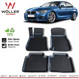 Wöller Bmw 3 Serisi F30 Paspas 2013 2018 Arası 3D Havuzlu Wöller Paspas - Siyah