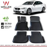 Wöller Bmw 5 Serisi F10 Paspas 2010 2016 Arası 3D Havuzlu Wöller Paspas - Siyah