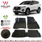 Wöller Chery Tiggo 7 Paspas 2022 Sonrası 3D Havuzlu Wöller Paspas - Siyah