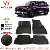 Wöller Chery Tiggo 8 Paspas 2022 Sonrası 3D Havuzlu Wöller Paspas - Siyah