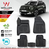 Wöller Citroen C3 Aircross Paspas Hybrid 2025 Sonrası Uyumlu 3D Havuzlu Paspas - Siyah