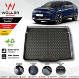 Wöller Citroen C4 Bagaj Havuzu Hybrid 2025 Sonrası Uyumlu 3D Ultraflex Esnek - Siyah