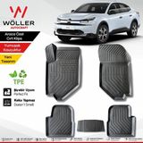 Wöller Citroen C4 x Paspas 2022 2026 Arası Uyumlu 3D Havuzlu Paspas - Siyah