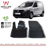 Wöller Dacia Dokker Panelvan Paspas 2012 Sonrası 3D Havuzlu Wöller Paspas - Siyah