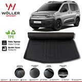 Wöller Fiat Doblo Bagaj Havuzu 2023 Sonrası 3D Wöller Ultraflex Esnek - Siyah