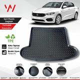 Wöller Fiat Egea Bagaj Havuzu Sedan 2015 2025 Arası Uyumlu 3D Wöller Ultraflex Esnek - Siyah