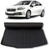 Wöller Fiat Linea Bagaj Havuzu 2007 2017 Arası 3D Wöller Ultraflex Esnek - Siyah
