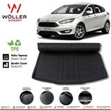 Wöller Focus 4 Bagaj Havuzu Sedan 2015 2018 Arası 3D Wöller Ultraflex Esnek - Siyah