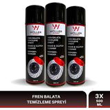 Wöller Fren Balata Spreyi ve Genel Temizleme Spreyi 500 Ml. 3 Adet
