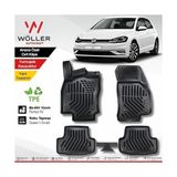 Wöller Golf 7 Paspas 2012 2020 Arası Uyumlu 3D Havuzlu Paspas - Option-1 - Siyah