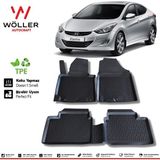 Wöller Hyundai Elantra Paspas 2011 2015 Arası 3D Havuzlu Wöller Paspas - Siyah