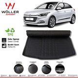 Wöller Hyundai I20 Bagaj Havuzu 2015 2020 Arası 3D Wöller Ultraflex Esnek - Siyah
