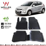 Wöller Hyundai I20 Paspas 2009 2014 Arası 3D Havuzlu Wöller Paspas - Siyah