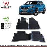 Wöller Hyundai Tucson 3D Havuzlu Wöller Paspas Siyah Koku Yapmaz Termo Kauçuk 2015-2021 Arası