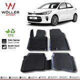 Wöller Kia Rio Paspas 2017 Sonrası 3D Havuzlu Wöller Paspas - Siyah