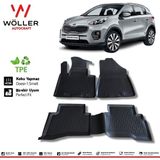 Wöller Kia Sportage Paspas 2016 Sonrası 3D Havuzlu Wöller Paspas - Siyah