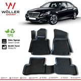 Wöller Mercedes E Serisi W212 Paspas 2009 2016 3D Havuzlu Wöller Paspas - Siyah