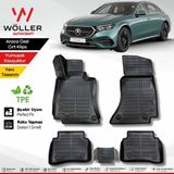 Wöller Mercedes E Serisi W214 Paspas 2023 Sonrası Uyumlu 3D Havuzlu Wöller Paspas - Siyah