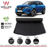 Wöller Nissan Qashqai Bagaj Havuzu 2022 Sonrası 3D Wöller Ultraflex Esnek - Siyah