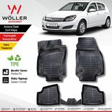 Wöller Opel Astra H Paspas 2004 2013 Arası 3D Havuzlu Wöller Paspas - Siyah