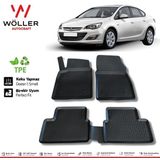 Wöller Opel Astra J Sedan Paspas 2010 2021 3D Havuzlu Wöller Paspas - Siyah