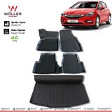 Wöller Opel Astra K Paspas Bagaj Havuzu 2015 2021 Arası 3D Havuzlu Wöller - Siyah