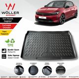 Wöller Opel Corsa Bagaj Havuzu Hybrid 2025 Sonrası Uyumlu 3D Ultraflex Esnek - Siyah