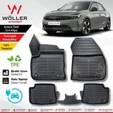 Wöller Opel Corsa E Paspas Elektrikli 2021 Sonrası Uyumlu 3D Havuzlu Wöller Paspas - Siyah