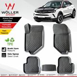 Wöller Opel Mokka Paspas 2021 Sonrası 3D Havuzlu Wöller Paspas - Siyah