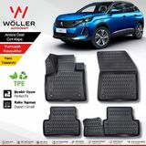 Wöller Peugeot 3008 Paspas 2016 Sonrası 3D Havuzlu Wöller Paspas - Siyah