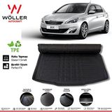 Wöller Peugeot 308 Bagaj Havuzu 2014 2021 Arası 3D Wöller Ultraflex Esnek - Siyah