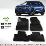 Wöller Renault Austral Paspas 2023 Sonrası Uyumlu 3D Havuzlu Paspas - Siyah