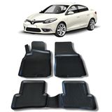 Wöller Renault Fluence Paspas 2009 Sonrası 3D Havuzlu Wöller Paspas - Siyah