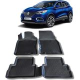 Wöller Renault Kadjar Paspas 2015 Sonrası 3D Havuzlu Wöller Paspas - Siyah