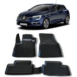 Wöller Renault Megane 4 Paspas Hb 2016 Sonrası 3D Havuzlu Wöller Paspas - Siyah