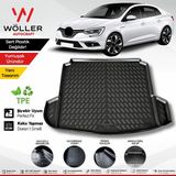 Wöller Renault Megane 4 Sedan Bagaj Havuzu 2016 2026 Arası 3D Ultraflex Esnek - Siyah