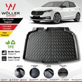 Wöller Skoda Fabia Bagaj Havuzu 2022 2026 Arası Uyumlu 3D Ultraflex - Siyah