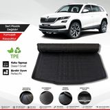 Wöller Skoda Kodiaq Bagaj Havuzu 2017 Sonrası 3D Wöller Ultraflex Esnek - Siyah