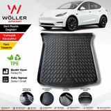Wöller Tesla Model Y Bagaj Havuzu 2019 Sonrası 3D Wöller Ultraflex Esnek - Siyah
