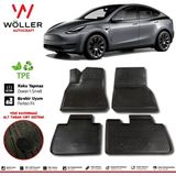 Wöller Tesla Model Y Paspas 2019 Sonrası 3D Havuzlu Wöller Paspas - Siyah