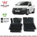 Wöller Volkswagen Caddy Panelvan Paspas 2003 2020 Arası 3D Havuzlu Wöller Paspas - Siyah